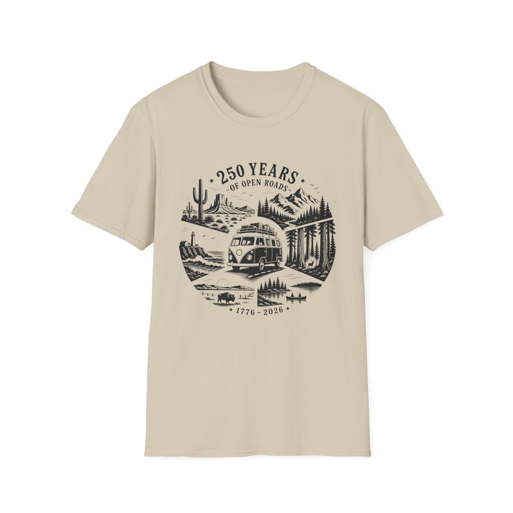 250 Years Of Open Roads T-Shirt