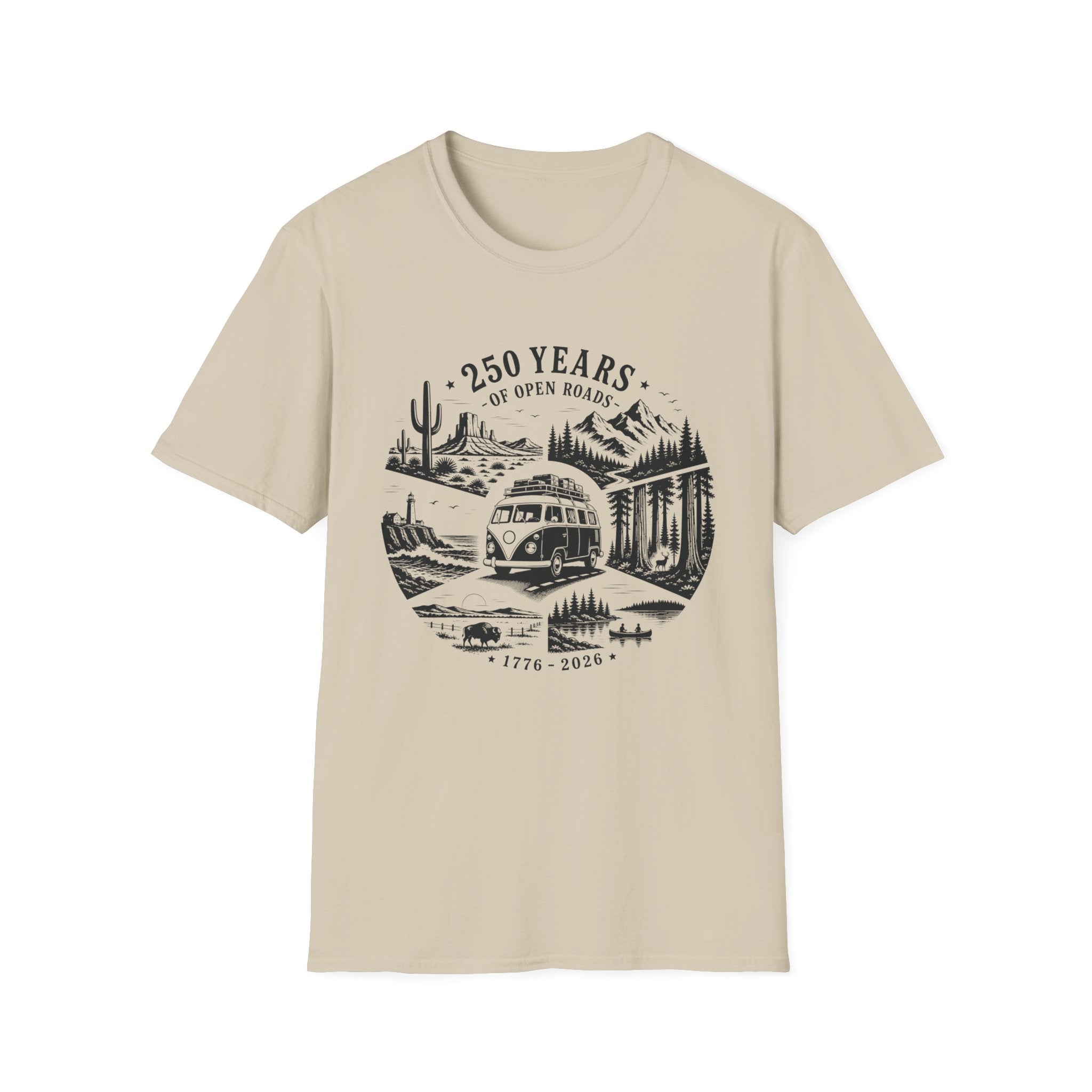 250 Years Of Open Roads T-Shirt