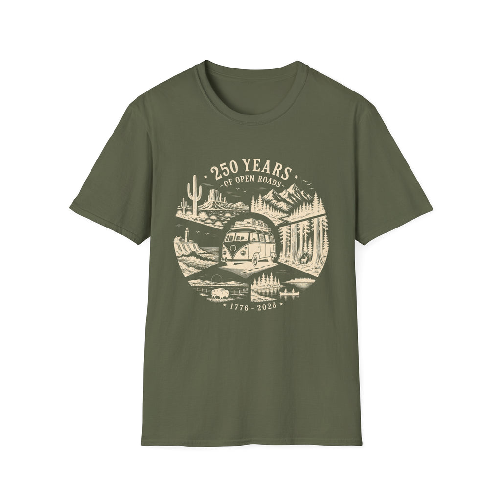 250 Years Of Open Roads T-Shirt