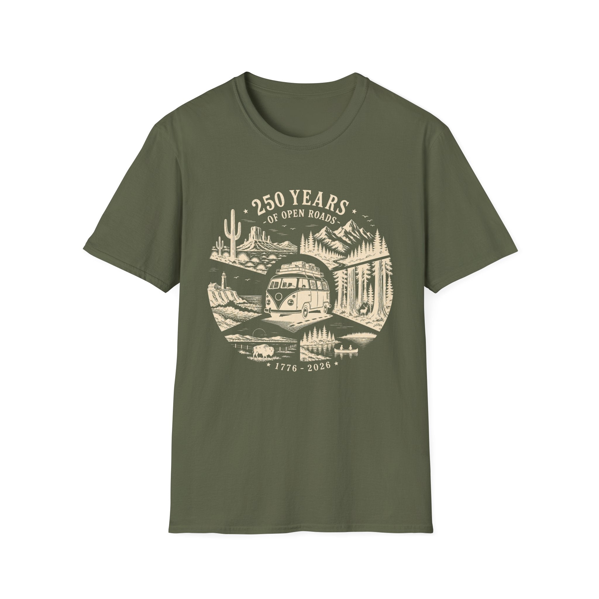 250 Years Of Open Roads T-Shirt